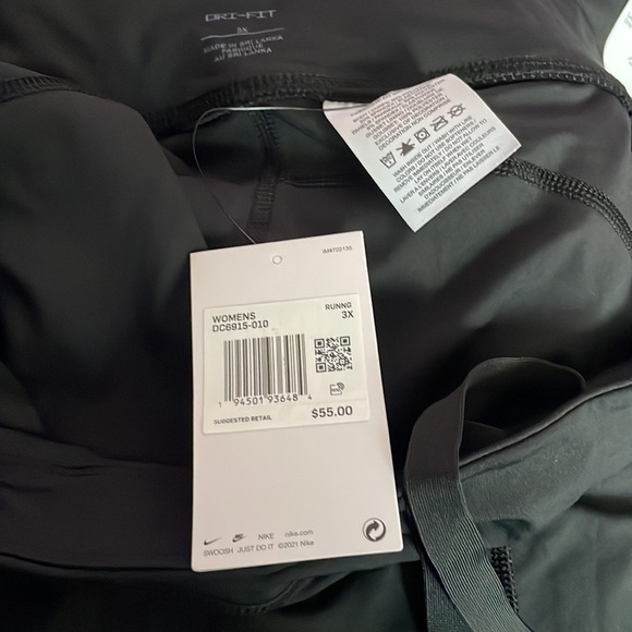 Nike fast mid rise crop length workout pants - Picture 5 of 5